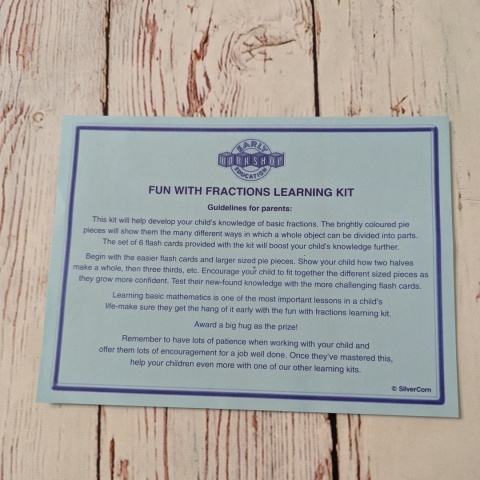Fun with Fractions - Learning Kit - angielski zestaw do nauki z ułamkami