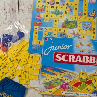 Scrabble Junior English Version 2 gry w jednej