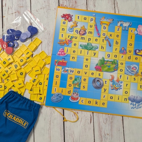 Scrabble Junior English Version 2 gry w jednej