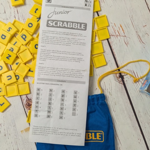 Scrabble Junior English Version 2 gry w jednej