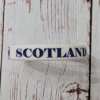 Silikonowa bransoletka opaska Scotland z flagą na rękę