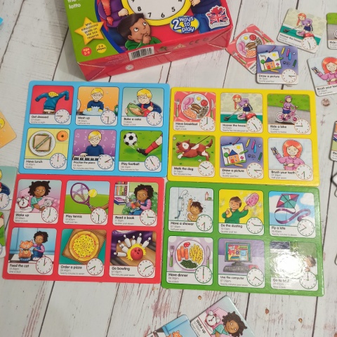 Tell the time Orchard Toys 2 ways to play