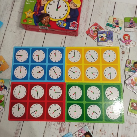 Tell the time Orchard Toys 2 ways to play