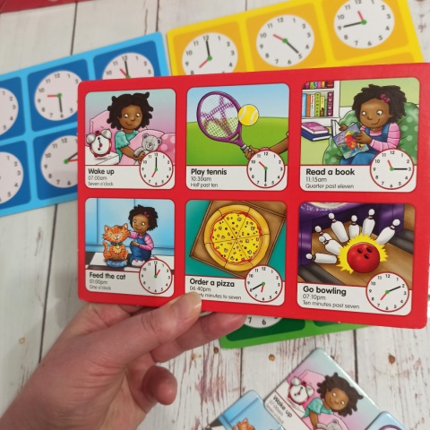 Tell the time Orchard Toys 2 ways to play