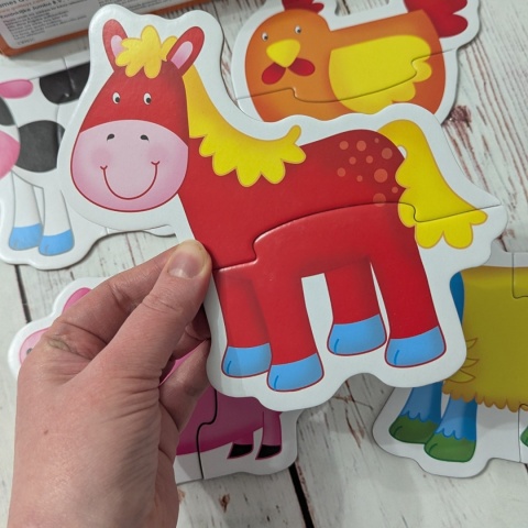 Baby Puzzles FARM - 12 elementów