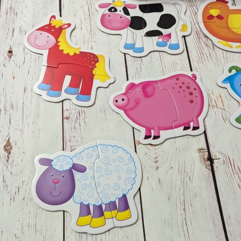 Baby Puzzles FARM - 12 elementów