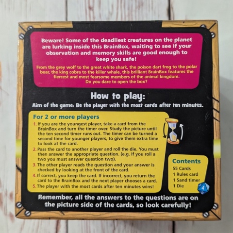 Brainbox Predators - gra po angielsku - Najgroźniejsze Zwierzęta