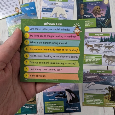 Brainbox Predators - gra po angielsku - Najgroźniejsze Zwierzęta