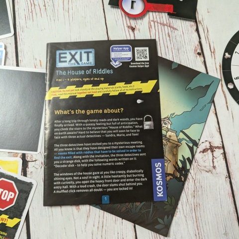 Exit The Game - The House of Riddles - gra po angielsku - RAZ JUŻ ROZWIĄZANA