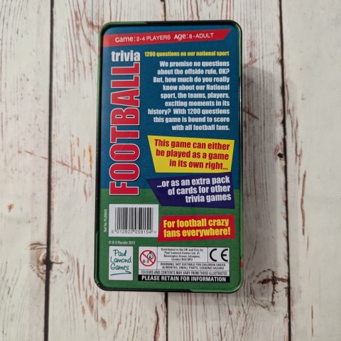 Football Trivia - pytania quizzowe po angielsku