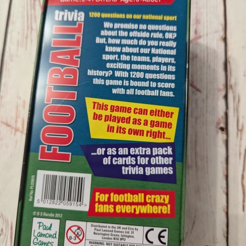 Football Trivia - pytania quizzowe po angielsku