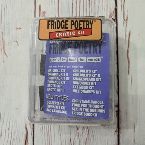 Fridge Poetry - Magnetic Words - Erotic Kit +18 - słownictwo po angielsku dla dorosłych