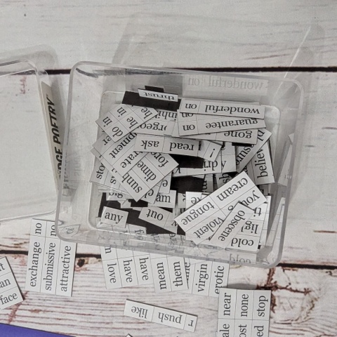 Fridge Poetry - Magnetic Words - Erotic Kit +18 - słownictwo po angielsku dla dorosłych