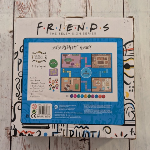 Friends: Apartment Game – gra planszowa po angielsku dla fanów serialu „Przyjaciele”