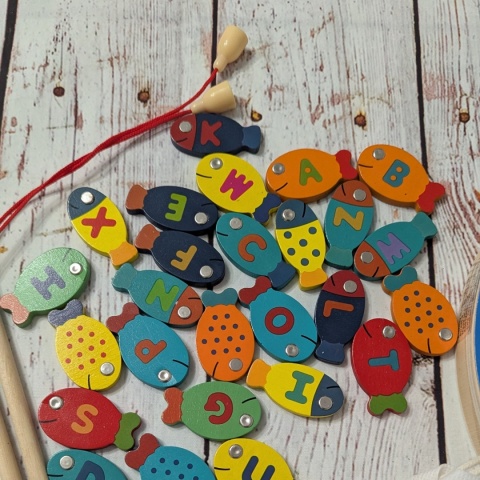 Fun Fishing Game 2in1 - Zestaw do łowienia rybek z wędkami i kotkiem na magnes