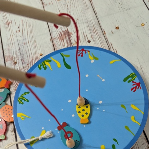 Fun Fishing Game 2in1 - Zestaw do łowienia rybek z wędkami i kotkiem na magnes