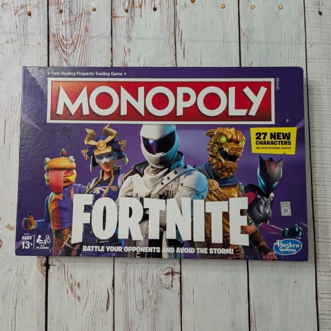 Gra Monopoly Fortnite Fioletowa po angielsku