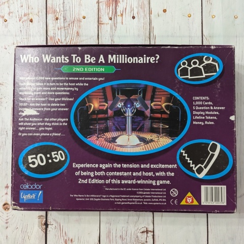 Gra Who Wants to Be a Millionaire 2nd Edition - planszowa po angielsku