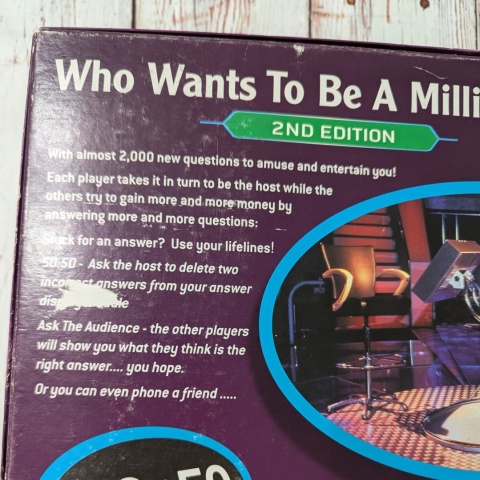 Gra Who Wants to Be a Millionaire 2nd Edition - planszowa po angielsku
