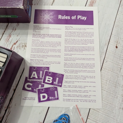 Gra Who Wants to Be a Millionaire 2nd Edition - planszowa po angielsku