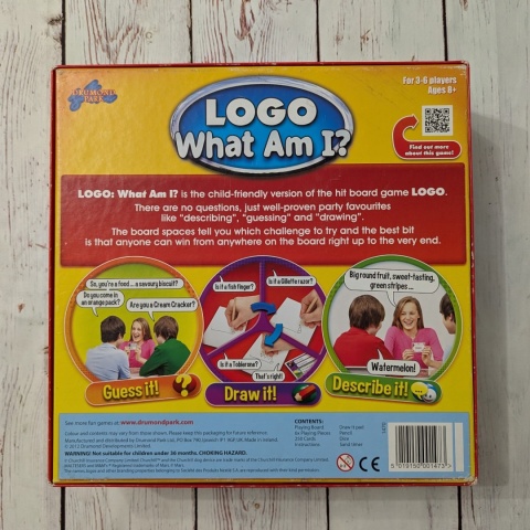 LOGO What am I? opisz, narysuj lub odpowiedz na pytania