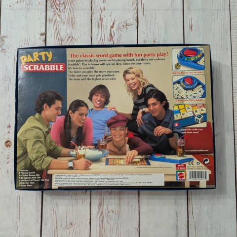 Party Scrabble! - gra słowna drużynowa z timerem po angielsku