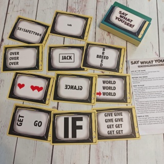 Say What You See! 50 kart z piktogramami - angielskie powiedzenia , hasła lub frazyMINI VERSION