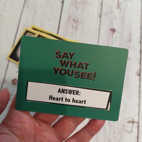 Say What You See! 50 kart z piktogramami - angielskie powiedzenia , hasła lub frazyMINI VERSION