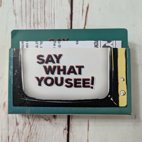 Say What You See! 50 kart z piktogramami - angielskie powiedzenia , hasła lub frazyMINI VERSION