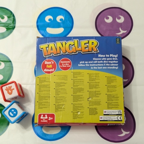 TANGLER - Mata typu Twister - kolory + emocje 140x120cm