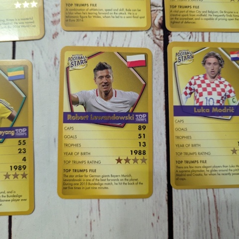 TOP TRUMPS World Football Stars - Gold Edition