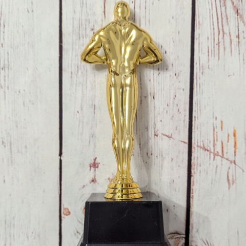 Złota statuetka plastikowa Winner, Oskary 19 cm