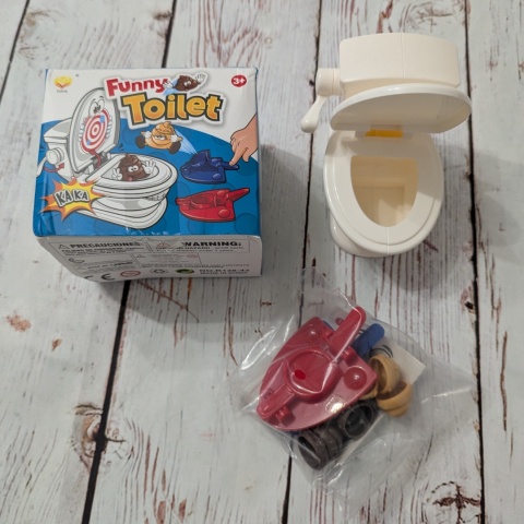 Gra zręcznościowa Funny Toilet dla dwóch graczy, drużyn