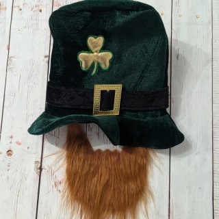 Kapelusz na Dzień Świętego Patryka z brodą