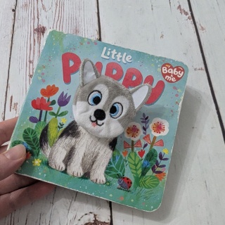 Książka Little Puppy - po angielsku z pacynką na palec UŻYWANA