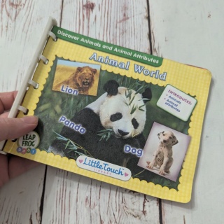 Książka Animal World Leap Frog Baby - Little Touch Library UŻYWANA
