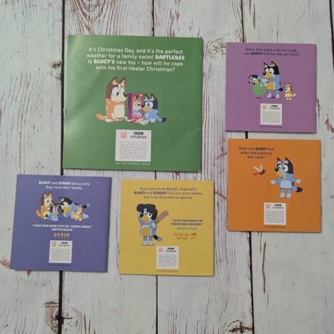 Zestaw 5 książeczek Bluey w języku angielskim UŻYWANE