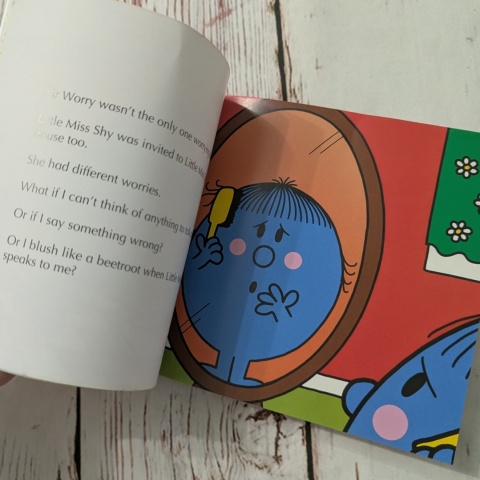 Książka Mr. Men Little Miss: Worries - Roger Hargreaves po angielsku UŻYWANA