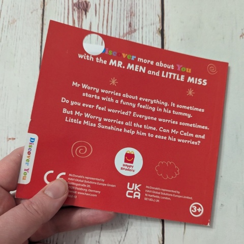 Książka Mr. Men Little Miss: Worries - Roger Hargreaves po angielsku UŻYWANA