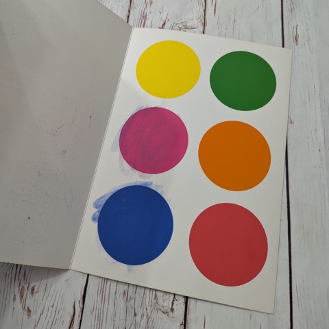 Książka Little Miss Birthday Magic Paints Book - kolorowanka po angielsku UŻYWANA, NIE UZUPEŁNIONA