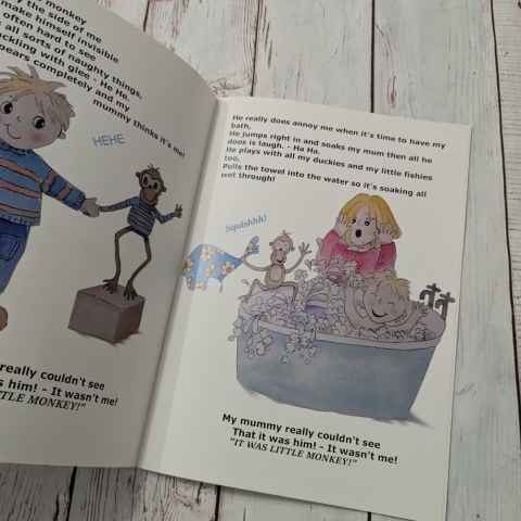 Książka Mummy's Little Monkey - Debbie Lynn Thomas - po angielsku NOWA