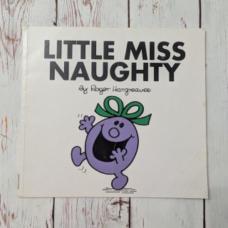 Little Miss Naughty - Roger Hargereaves - duże wydanie po angielsku UŻYWANA