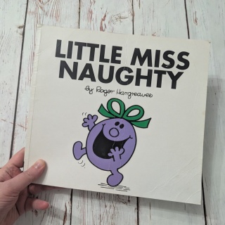 Little Miss Naughty - Roger Hargereaves - duże wydanie po angielsku UŻYWANA
