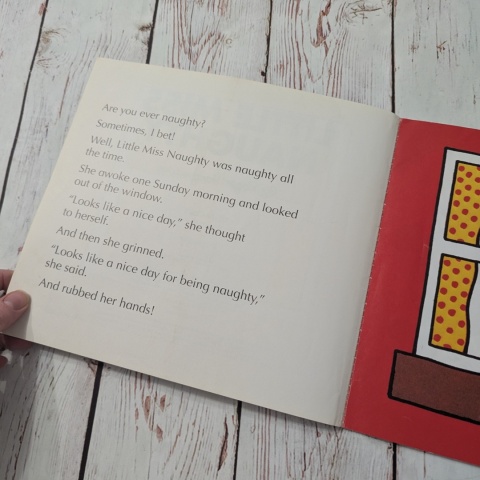 Little Miss Naughty - Roger Hargereaves - duże wydanie po angielsku UŻYWANA