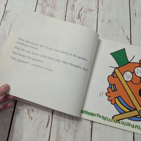 Little Miss Naughty - Roger Hargereaves - duże wydanie po angielsku UŻYWANA