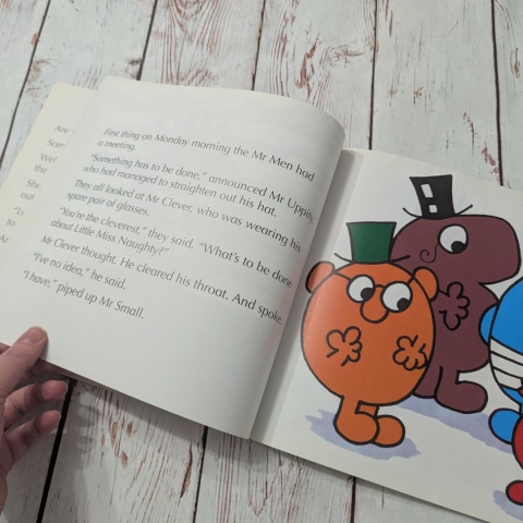 Little Miss Naughty - Roger Hargereaves - duże wydanie po angielsku UŻYWANA