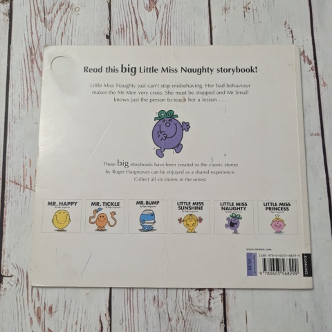 Little Miss Naughty - Roger Hargereaves - duże wydanie po angielsku UŻYWANA