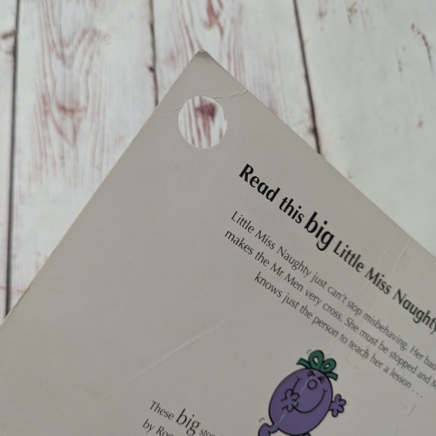 Little Miss Naughty - Roger Hargereaves - duże wydanie po angielsku UŻYWANA