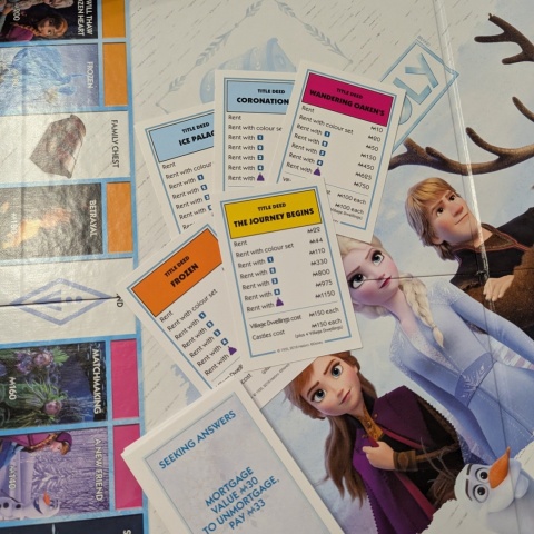 MONOPOLY - Disney Frozen II - Kraina Lodu po angielsku