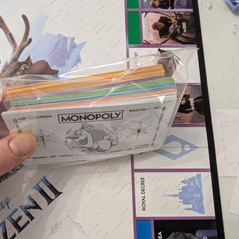 MONOPOLY - Disney Frozen II - Kraina Lodu po angielsku